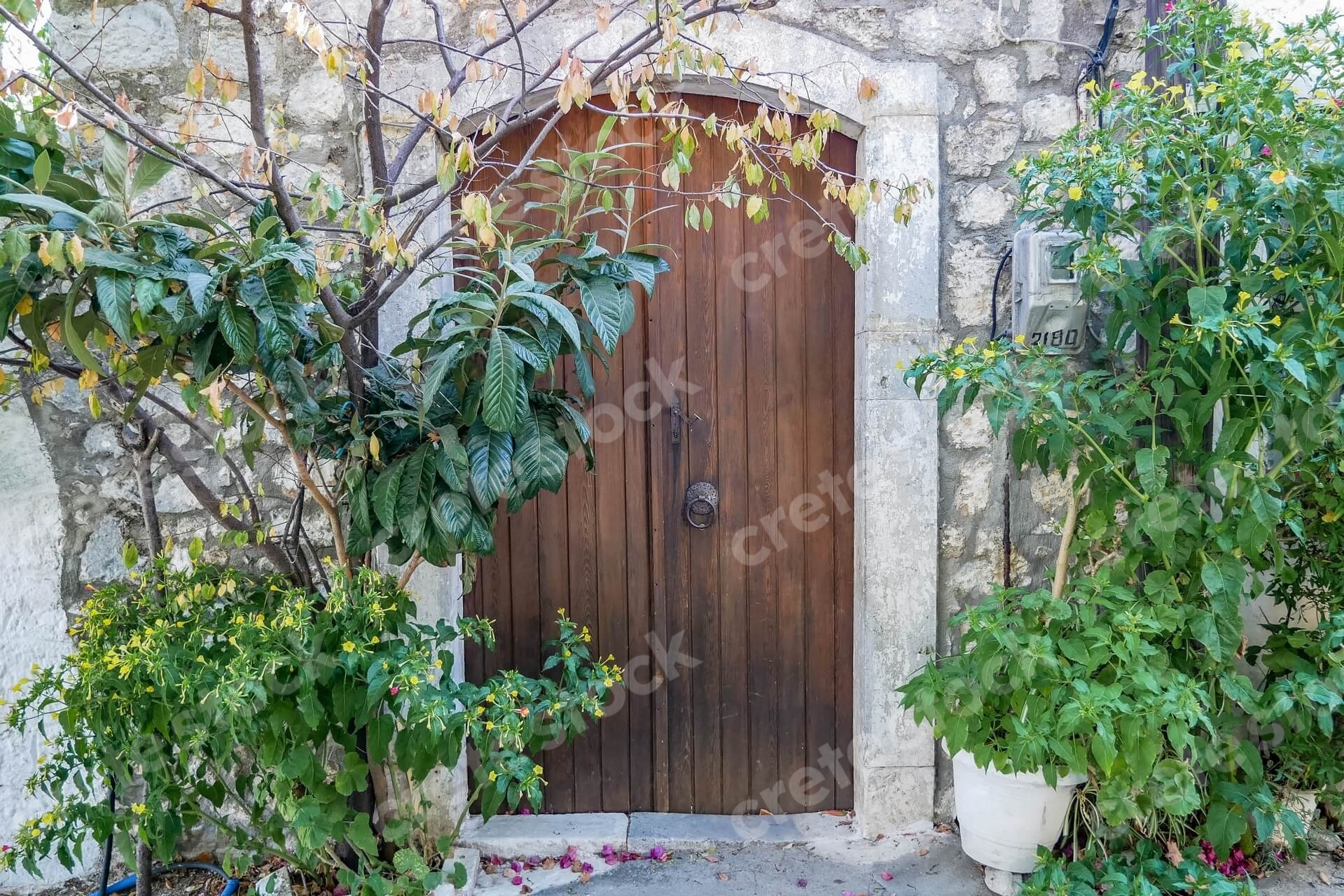 brown-door-in-kritsa-village-in-agios-nikolaos-lasithi