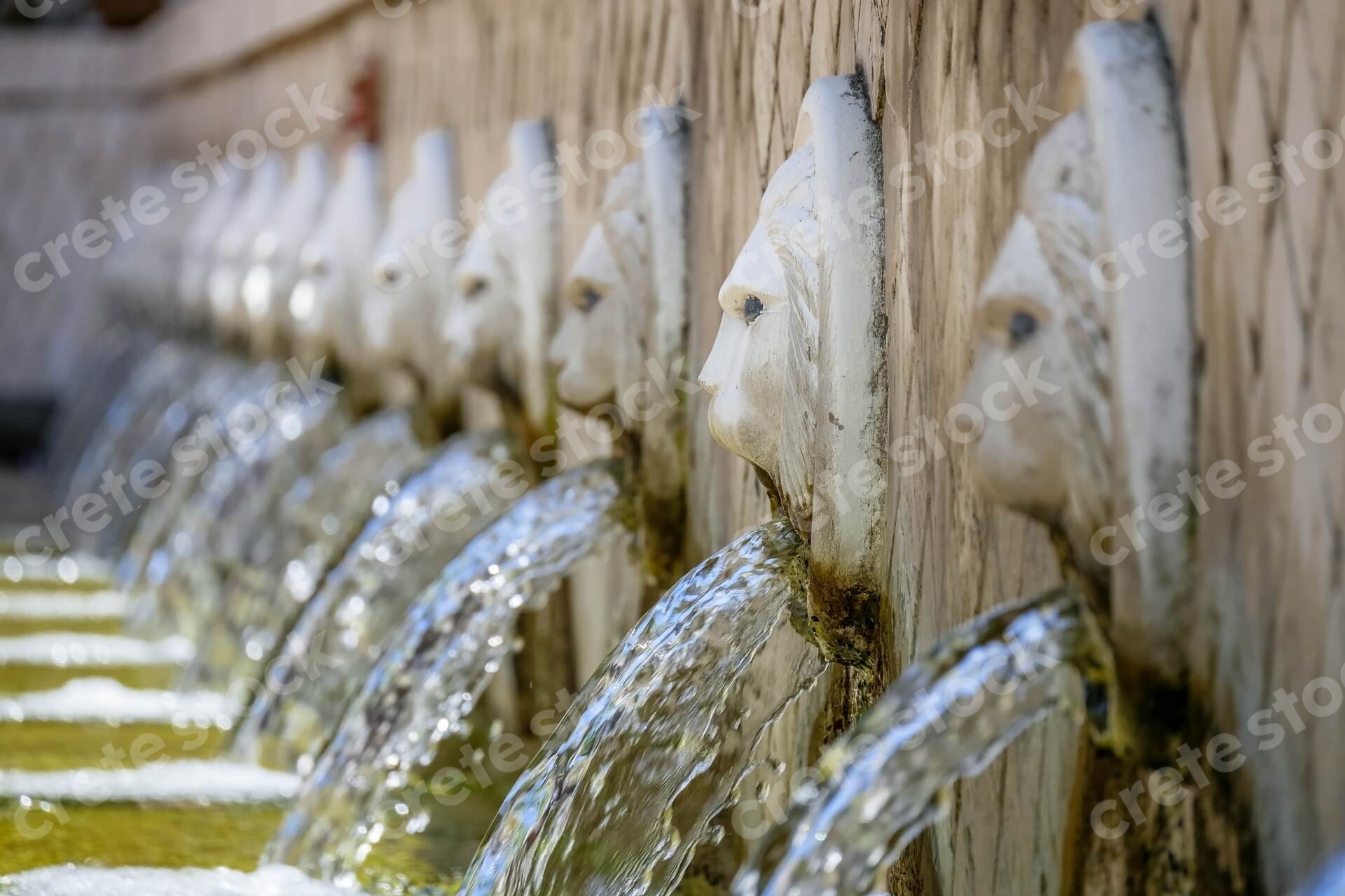 lion-heads-fountain-in-spili-village-rethymno