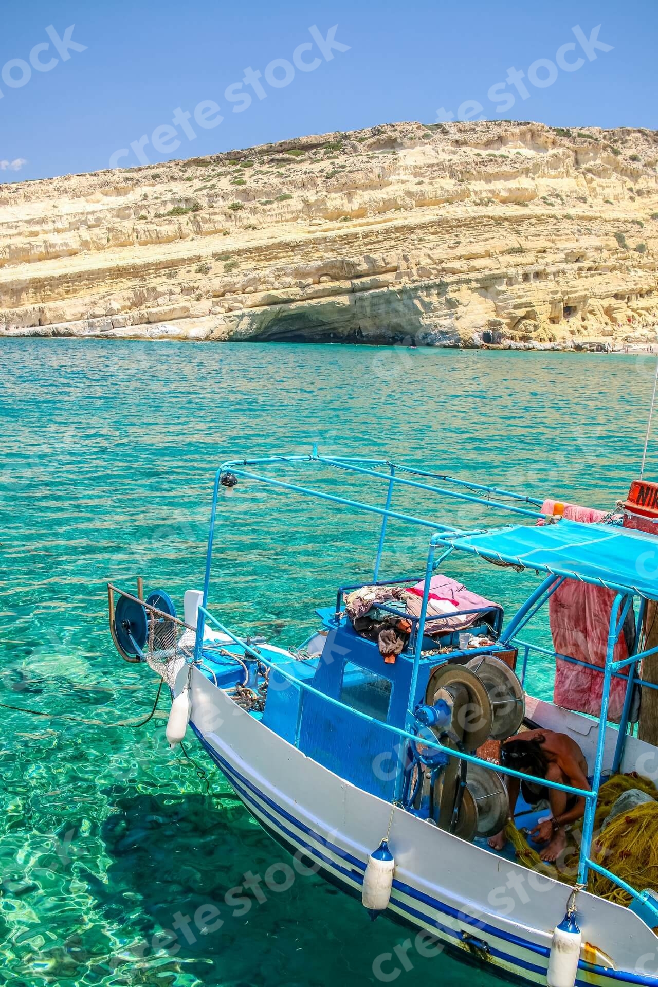 boat-in-matala-village-heraklion