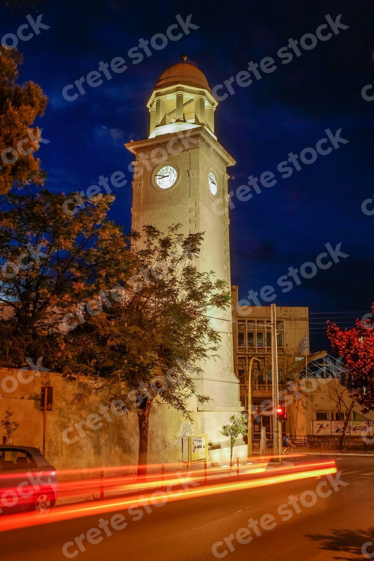 old-clock-tower-in-kipos-chania