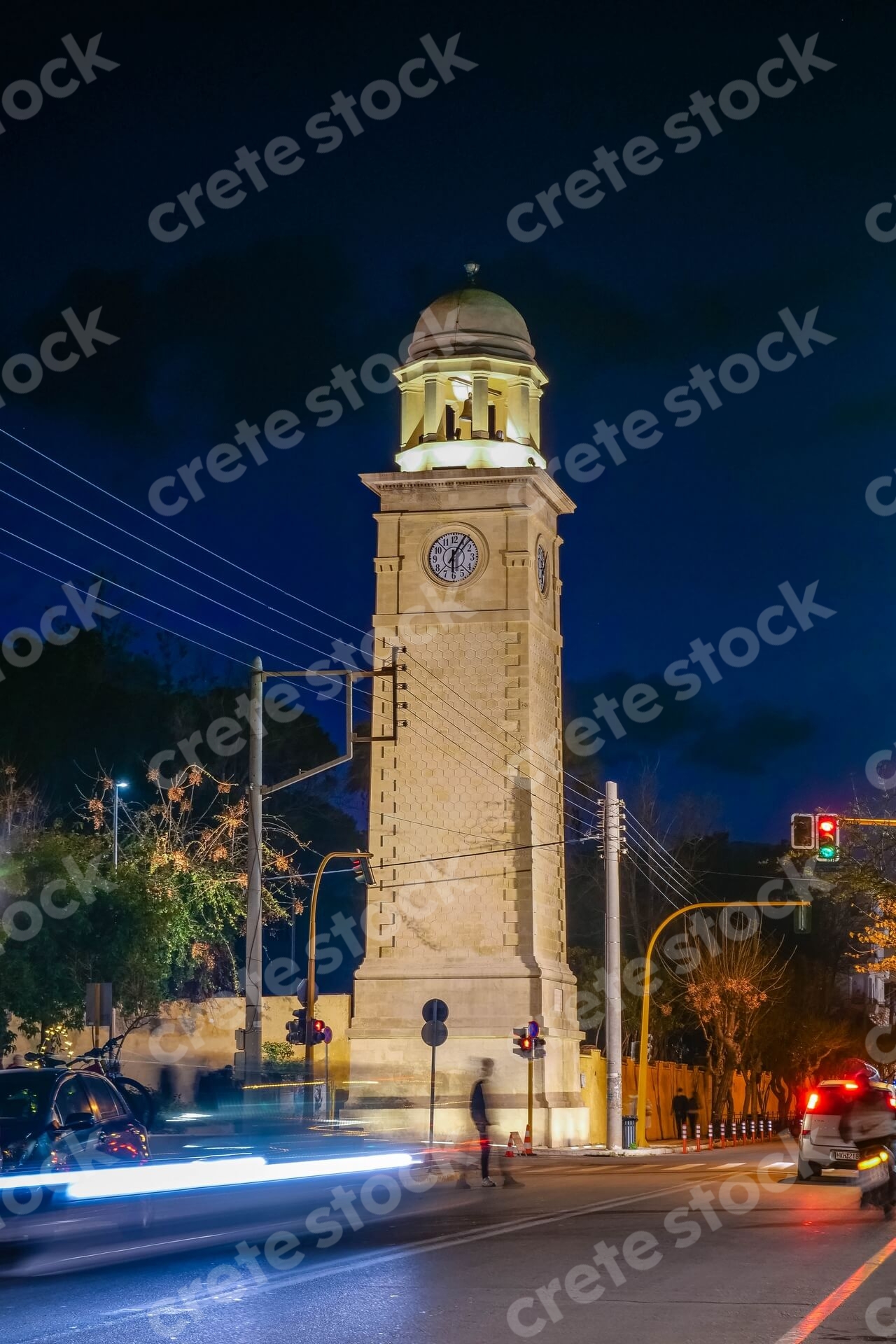 old-clock-tower-in-kipos-chania