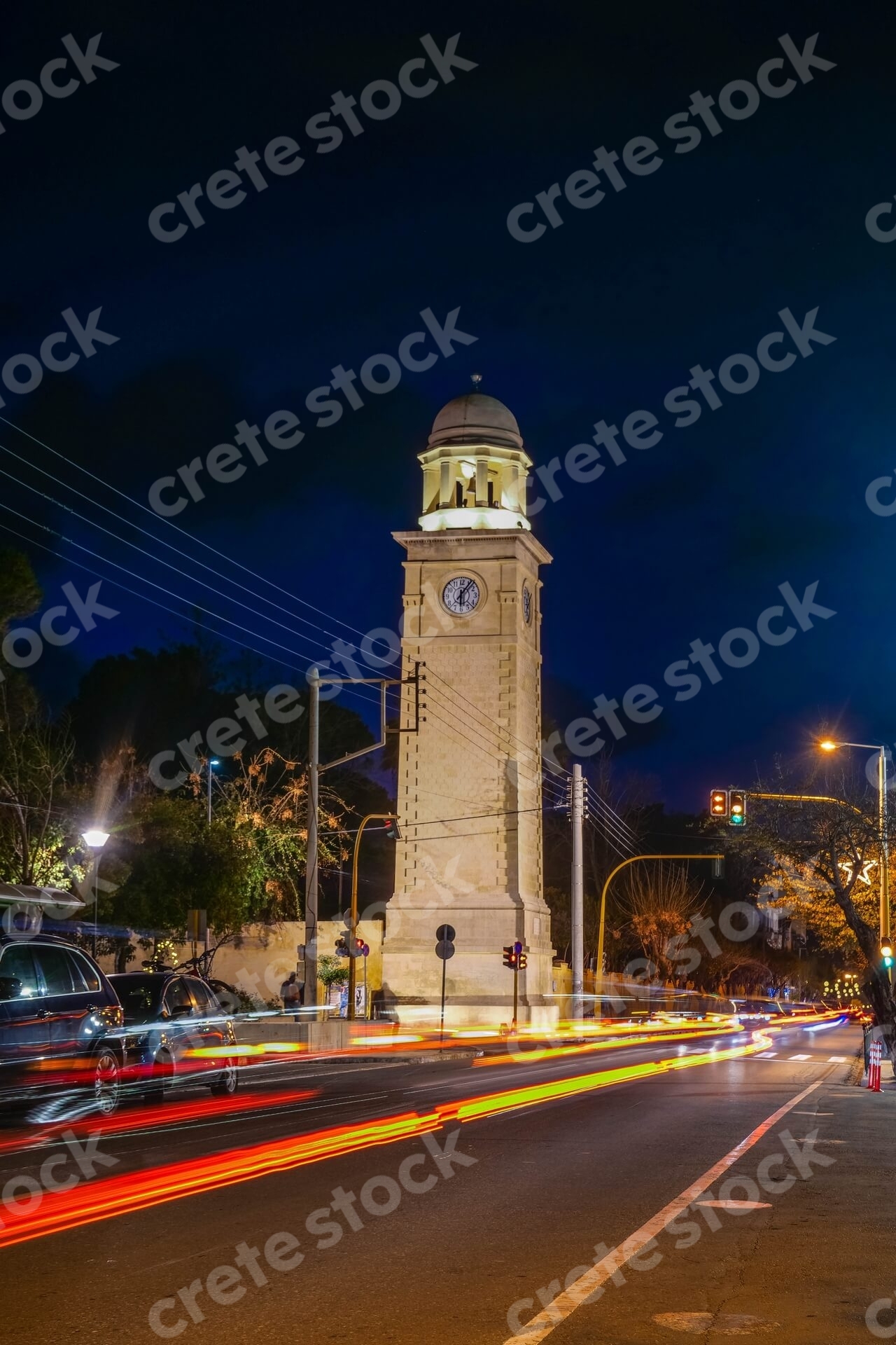 old-clock-tower-in-kipos-chania