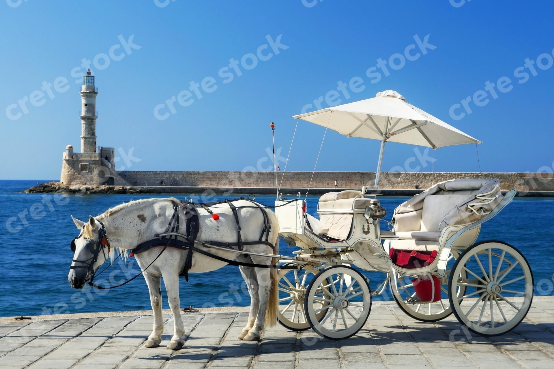 horse-and-carriage-in-old-port-chania-crete