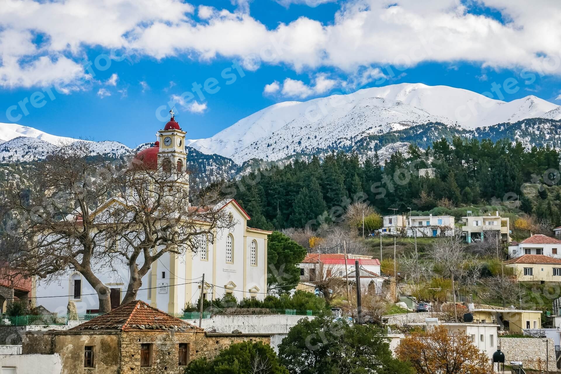 church-in-lakkoi-village-and-white-mountains-in-chania